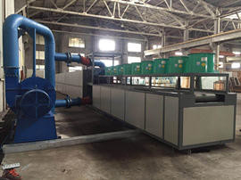 Horno de Mesh Belt Type Electric Heating para los productos de cristal