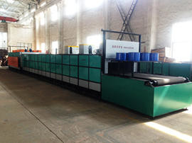 Precisión del horno de recocido de la tira de Mesh Belt Type Optical Glass