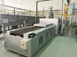 Horno de recocido de la tira de Mesh Belt Type Optical Glass de la alta precisión, °C del máximo 750