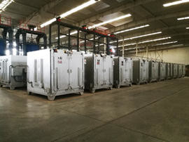 Fabricación de vidrio Horno industrial de vacío con refractario resistente a altas temperaturas