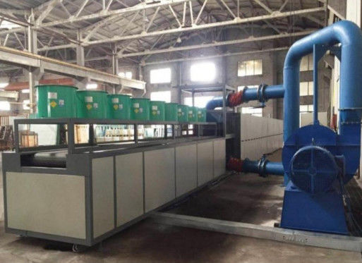 Cinturón de malla Productos de vidrio eléctrico Horno de refuerzo de doblado en caliente continuo