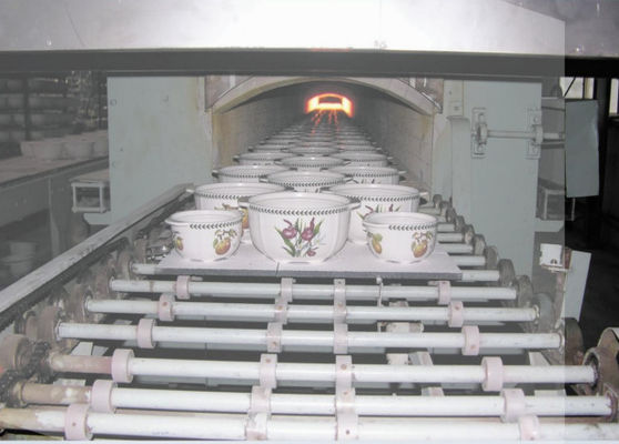 Horno de rodaje de gas para hornear flores de cerámica de cocción diaria