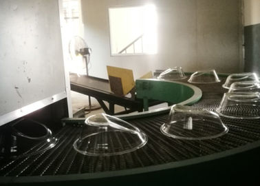 Horno de cristal industrial del fortalecimiento continuo de la correa de la malla