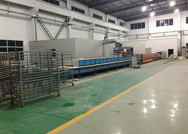 Cadena de producción de cristal del mosaico del derretimiento del esmalte caliente continuo del color