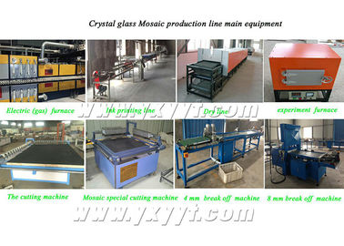 Mosaico automático de Crystal Glass Tile 40m m que hace la máquina