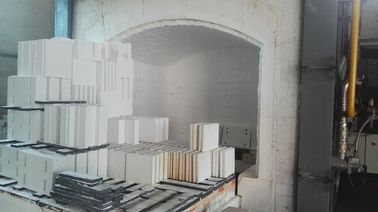 El material refractario de la temperatura de Clay Brick Tunnel Kiln High del gas natural sinterizó