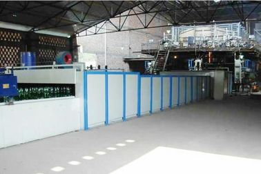 Anchura Mesh Belt Type For Glass Winebottles del horno fusorio 300-4000m m del vidrio del combustible