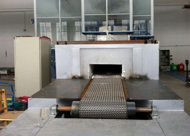 Horno de cristal del recocido del gas de la correa de la malla del acero inoxidable