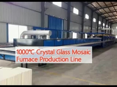 1000°C horno de mosaico de cristal de vidrio línea de producción