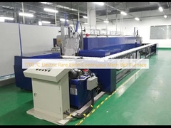 1700 °C Horno eléctrico de tierra rara de malla continua