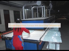 Horno de mosaico de cristal con transmisión de engranajes de bisel
