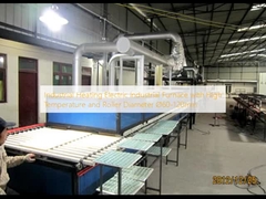 Calentamiento industrial Horno industrial eléctrico de alta temperatura y diámetro de rodillo Ø60-120 mm