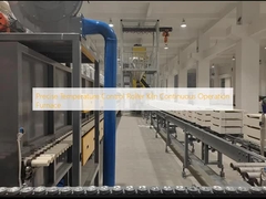 Horno de rodaje de control de temperatura preciso de funcionamiento continuo