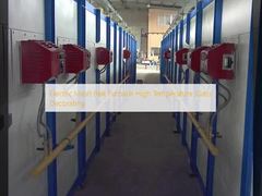 Horno de banda de malla eléctrico para decoración de vidrio a alta temperatura